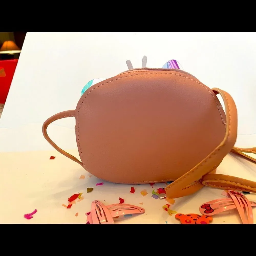 Girl’s‎ Glitter Butterfly Shaped Bag with Coordinating Hair Clips